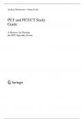 PET and PET CT Study Guide