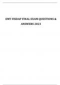 EMT FISDAP FINAL EXAM QUESTIONS &  ANSWERS 2023
