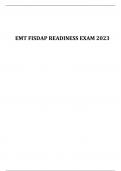 EMT Readiness Exam Questions & Answers 2023