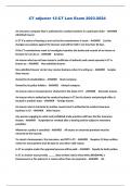 CT adjuster 12-CT Law Exam 2023-2024