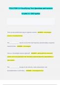 PGA PGM 3&period;0 Qualifying Test Questions and Answers  Graded A&plus; 2023 update