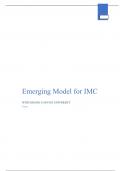 MKT 415 Topic 1 Assignment; Emerging Model for IMC