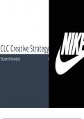 MKT 415 Topic 3 Assignment; CLC; Creative Strategy