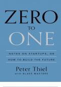 Zero to One (Peter Thiel, Blake Masters)