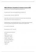 NRES 100 Exam 2 Questions & Answers Correct 100%