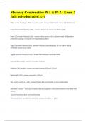 NCCER MASONRY EXAMS COMPILATION BUNDLE