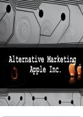 MKT 415 Topic 5 Assignment; Alternative Marketing - Apple Inc