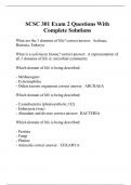 SCSC 301 Exam 2 Questions With Complete Solutions