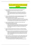 RN ATI concept-based assessment&comma; proctored exam for level 1 Test Bank&period; &lpar;Answered&rpar; With Rationales