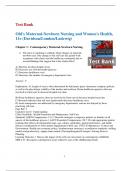 Olds' Maternal-Newborn Nursing & Women's Health Across the Lifespan 11th Edition Test Bank - Your Complete Guide