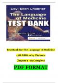 TEST BANK For Language of Medicine 12th Edition Chabner &vert; Chapter 1 - 22 &vert; 100 &percnt; Complete