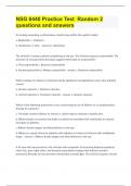NSG 6440 Practice Test Random 2 questions and answers&period;
