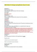 BIOD 152&sol;A & P 2 Portage Learning Module 2 Exam A&plus; Latest questions and answers latest 2023 - 2024 &lbrack;100&percnt; correct answers&rsqb;