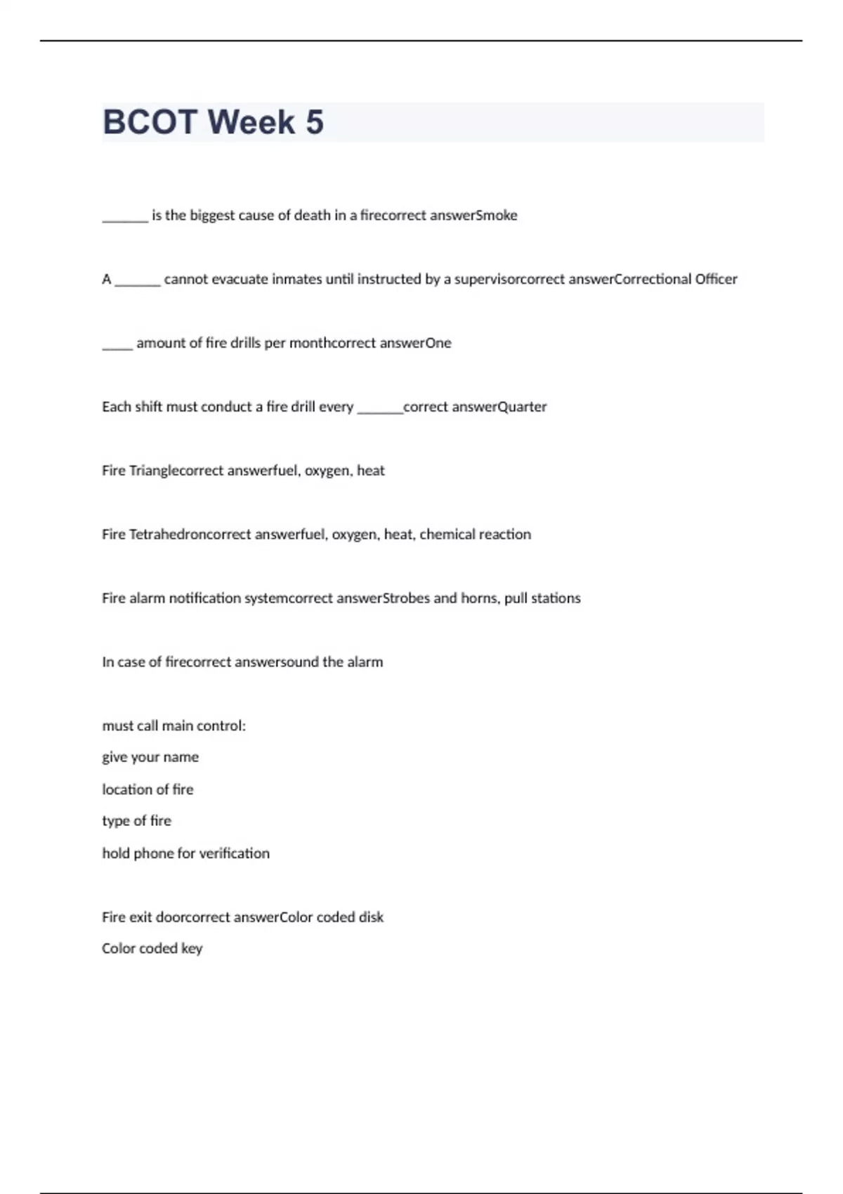 BCOT Week 5 test questions with correct solutions - BCOT - Stuvia US