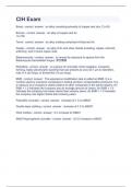 CIH Exam C Question and answers already passed 2023