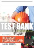 Test Bank For Basics of Occupational Safety&comma; The 2nd Edition All Chapters - 9780133496079