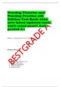 Nursing Theories and Nursing Practice 4th Edition Test Bank 2023 new latest updated exam 100% rated pass!!! And graded A+