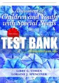 Test Bank For Assessment of Children and Youth with Special Needs 5th Edition All Chapters - 9780133571073
