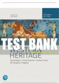 Test Bank For Western Heritage, The, Volume 1 12th Edition All Chapters - 9780137500314