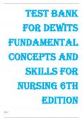 Test Bank For Dewits Fundamental Concepts And Skills For Nursing 6th Edition By Williams||ISBN NO-10 0323694764||ISBN NO-13 978-0323694766||All Chapters||Complete Guide A+