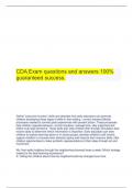   CDA Exam questions and answers 100% guaranteed success.