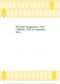 PAC2602 Assignment 2 2023 (198026) - DUE 26 September 2023.