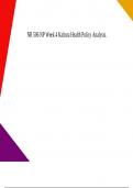 NR 506 NP Week 4 Kaltura Health Policy Analysis&period;