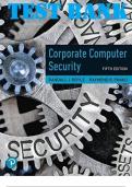 Test Bank For Corporate Computer Security 3rd Edition, Randall