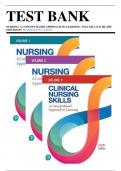Nursing: A Concept-Based Approach to Learning, Volume I, II & III, 4th Edition Pearson Education 2023 Modules 1-51 + Chapters 1-16 | All Chapters Test Bank