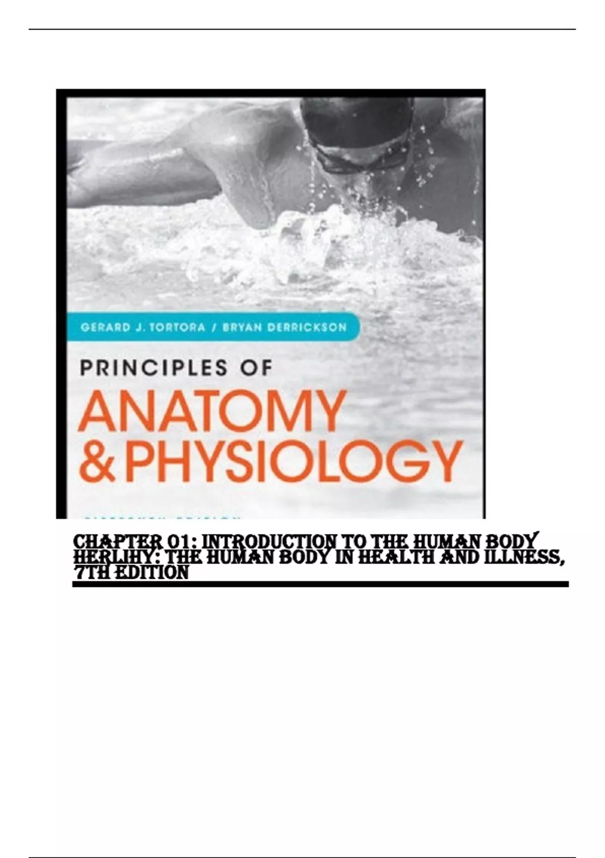 test bank forIntroduction to the Human Body - Human anatomy and ...