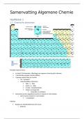 Samenvatting -  Algemene en anorganische chemie: structuur, Hoofdstuk 1