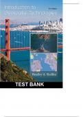 Test Bank For Introduction to Geospatial Technologies 3rd Edition By Shellito
