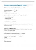 Dangerous goods Ryanair exam Rated 100&percnt; Correct&excl;&excl;