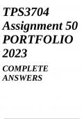 TPS3704 Assignment 50 PORTFOLIO 2023