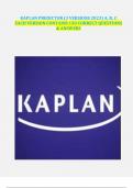 KAPLAN PREDICTOR (3 VERSIONS 2023) A, B, C EACH VERSION CONTAINS 150 CORRECT QUESTIONS & ANSWERS
