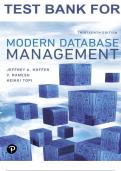 Modern Data Base Management 15th Edition Test Bank