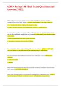 AORN Periop 101 Final Exam Questions and Answers&period;&lbrack;2023&rsqb;&period;