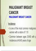 Malignant Breast Cancer