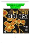 TEST BANK Microbiology: An Introduction 14th Edition by  Gerard J. Tortora| Complete Guide  Chapters 1-28