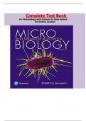 Complete Test Bank  for Microbiology with Diseases by Body System                                                    5th Edition, Bauman 