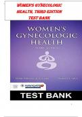 Women’s Gynecologic  Health, Third Edition  Test Bank