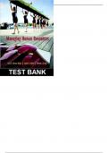 Test Bank For Managing Human Resources 8th Edition By Gomez