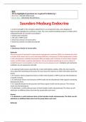 Saunders Medsurg Endocrine Revised 20 August 2019.