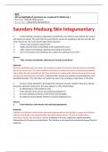 Saunders Medsurg Skin Integumentary Revised 2023.