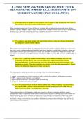 LATEST NRNP 6540 WEEK 5 KNOWLEDGE CHECK 2023&lpar;ACCURATE SUMMER-FALL SESSION&rpar; WITH 100&percnt; CORRECT ANSWERS &lpar;PASS GUARANTEE&rpar;