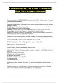 Chamberlain NR 226 Exam 1 Questions With 100&percnt; Correct Answers