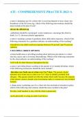 ATI - COMPREHENSIVE PRACTICE 2023 A
