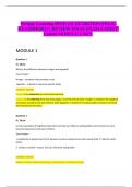 Portage Learning BIOD 121 NUTRITION FINAL  EXAM/BIOD121 REVIEW FINAL EXAM LATEST  Update MODULE 1 2023.
