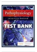 Pathophysiology 7th Edition Jacquelyn Banasik Test Bank With complete solutions|Graded A+