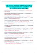 DMV Written Test Exam Updated 2023-2024 New  Latest Version Questions from Actual Exam with  100&percnt; Correct Answer from Expert